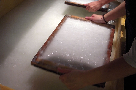 手漉き和紙体験